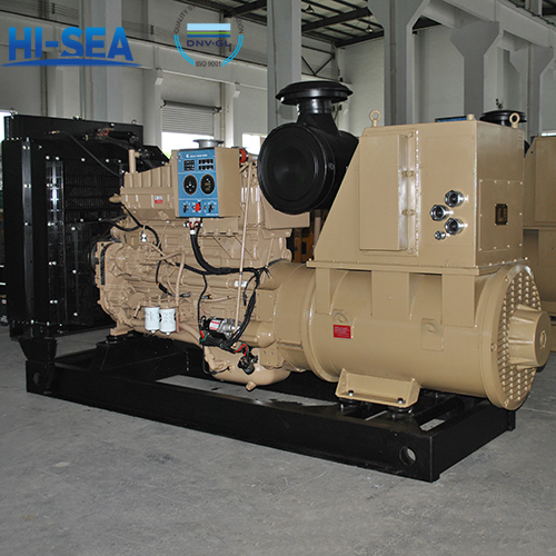 Monitoring of alternator operation of marine generator set